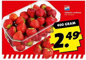 Boni Hollandse aardbeien aanbieding