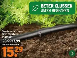 GAMMA Gardena Micro Drip System startset aanbieding