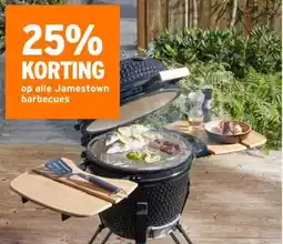 GAMMA Op alle jamestown barbecues aanbieding
