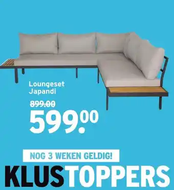 GAMMA Loungeset Japandi aanbieding