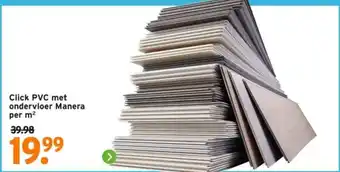 GAMMA Click PVC met ondervloer Manera aanbieding