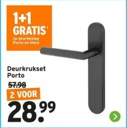 GAMMA Deurkrukset Porto aanbieding