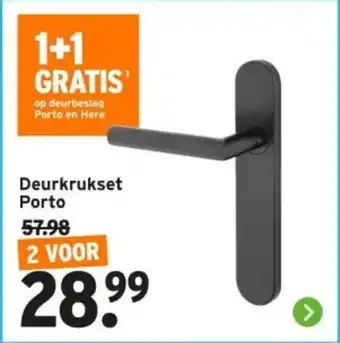 GAMMA Deurkrukset Porto aanbieding