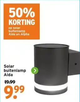 GAMMA Solar buitenlamp Aida aanbieding