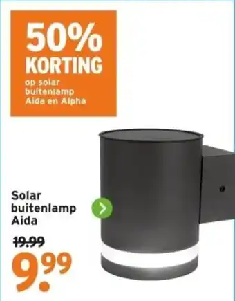 GAMMA Solar buitenlamp Aida aanbieding