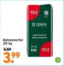 GAMMA Betonmortel aanbieding