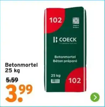 GAMMA Betonmortel aanbieding