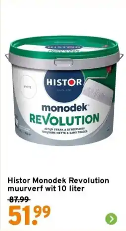 GAMMA Histor Monodek Revolution muurverf wit aanbieding