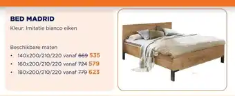 TotaalBED Bed Madrid aanbieding