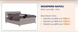 TotaalBED Boxspring Napoli Vita | 140x200 | voorraad aanbieding