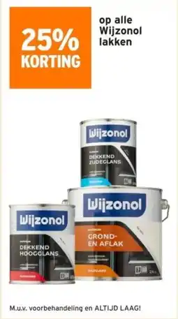 GAMMA Op alle wijzonol lakken aanbieding