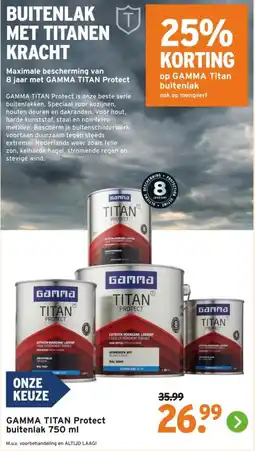 GAMMA Gamma titan protect buitenlak aanbieding