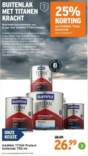 GAMMA Gamma titan protect buitenlak aanbieding