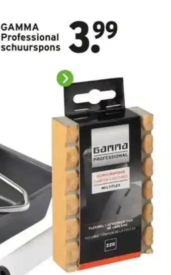 GAMMA GAMMA Professional schuurspons aanbieding