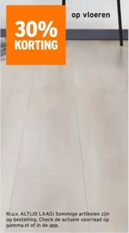 GAMMA Op vloeren aanbieding
