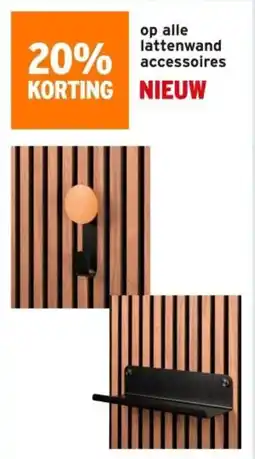 GAMMA op alle lattenwand accessoires aanbieding