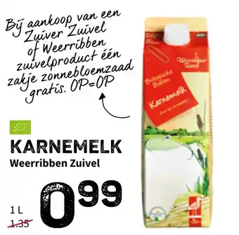 Ekoplaza Karnemelk weerribben zuivel aanbieding