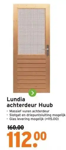 GAMMA Lundia achterdeur Huub aanbieding