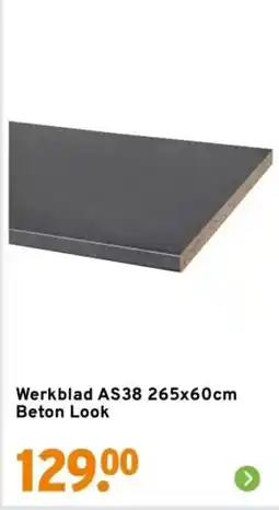 GAMMA Werkblad AS38 Beton Look aanbieding