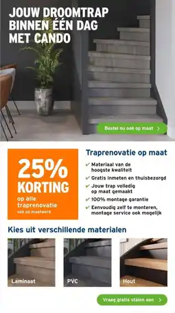 GAMMA Op alle traprenovatie aanbieding