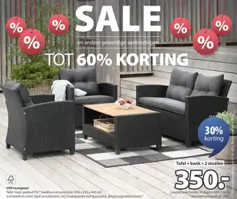 Jysk VEN loungeset aanbieding