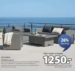 Jysk Stavern loungeset aanbieding
