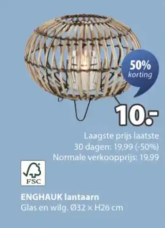 Jysk Enghauk lantaarn aanbieding