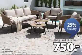 Jysk UDSTRUP loungeset aanbieding