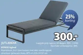 Jysk VONGE ligbed aanbieding
