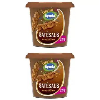 Albert Heijn Remia Satesaus kant & klaar 2-pack aanbieding