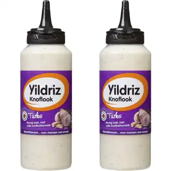 Albert Heijn Yildriz Turkse knoflooksaus 2-pack aanbieding
