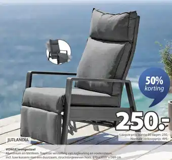 Jysk VONGE loungestoel aanbieding