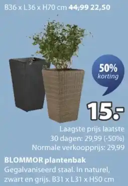 Jysk BLOMMOR plantenbak aanbieding