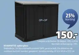 Jysk Kramnitse opbergbox aanbieding