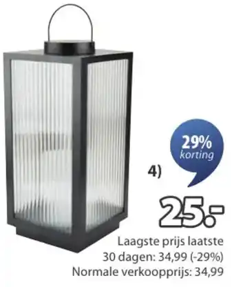 Jysk Guldsmed lantaarn aanbieding