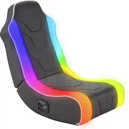 Bol.com X Rocker Chimera 2.0 - Compacte Lage Gamestoel - Met Speakers - RGB verlichting - Zwart aanbieding