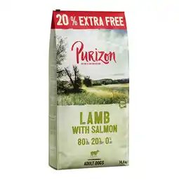 Zooplus 14,4 kg Purizon Droogvoer - Graanvrij Lam met Zalm aanbieding