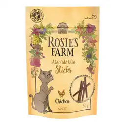 Zooplus 50g Rosie's Farm Snack Sticks Kip Kat aanbieding