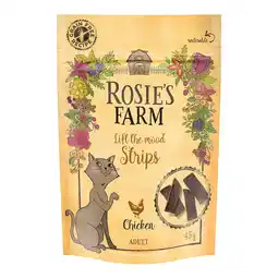 Zooplus 45g Rosie's Farm Snack Stripes Kip Kat aanbieding