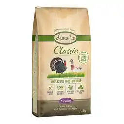 Zooplus 12kg Lukullus Classic Honden Droogvoer Senior Kalkoen & Eend aanbieding