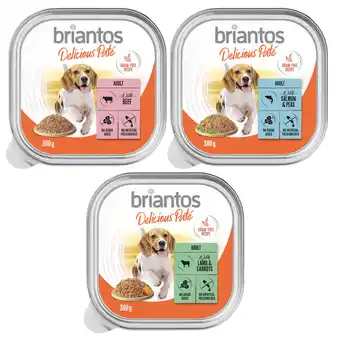 Zooplus Briantos Delicious Paté 27 x 300 g - Mix: vis, lam & rund aanbieding
