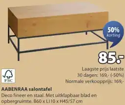 Jysk AABENRAA salontafel aanbieding