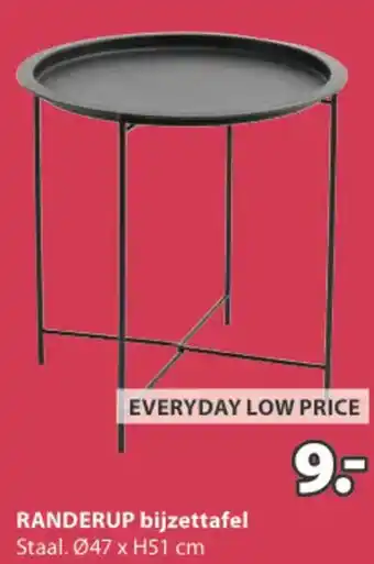 Jysk RANDERUP bijzettafel aanbieding