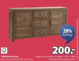 Jysk JUNGEN dressoir aanbieding