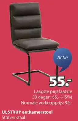 Jysk ULSTRUP eetkamerstoel aanbieding