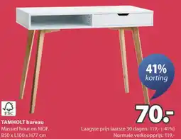 Jysk TAMHOLT bureau aanbieding