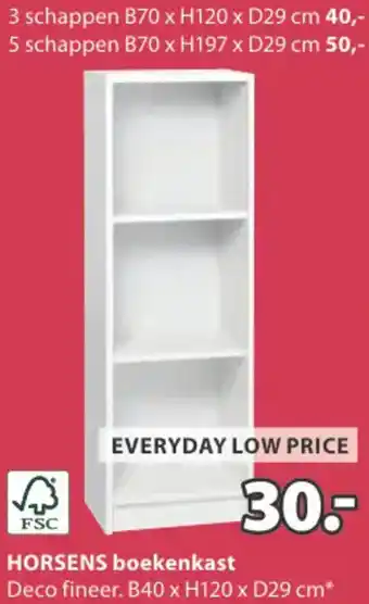 Jysk HORSENS boekenkast aanbieding