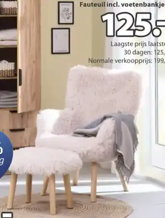Jysk HVILSTED fauteuil aanbieding