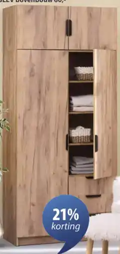 Jysk JENSLEV kledingkast aanbieding