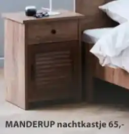 Jysk MANDERUP nachtkastje aanbieding